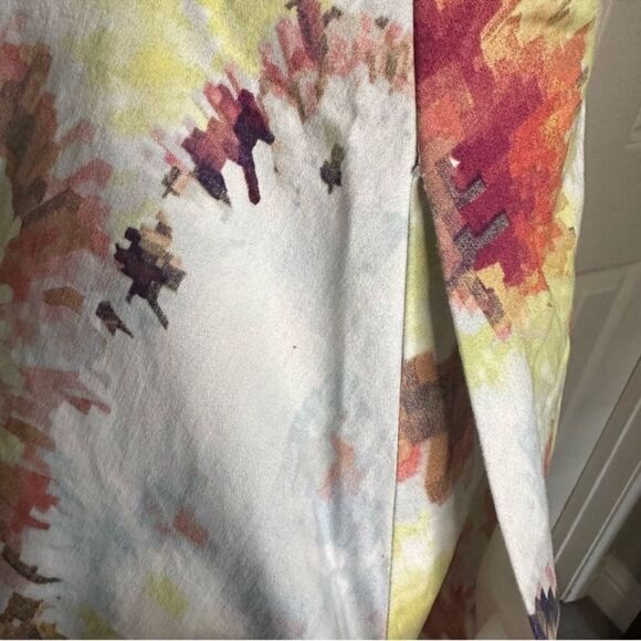 Hunter Bell Pink and White Halter Midi Dress - Picture 6 of 10